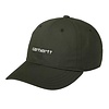 Canvas Script Cap - Opuntia/White