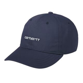 Carhartt WIP Canvas Script Cap - Jupiter/White