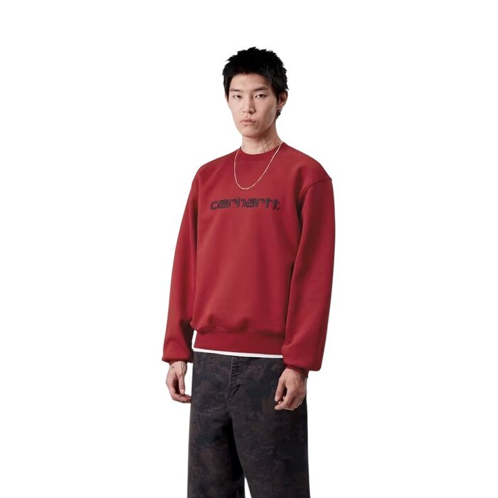 Carhartt WIP Carhartt Sweat - Scarlet/Graphite