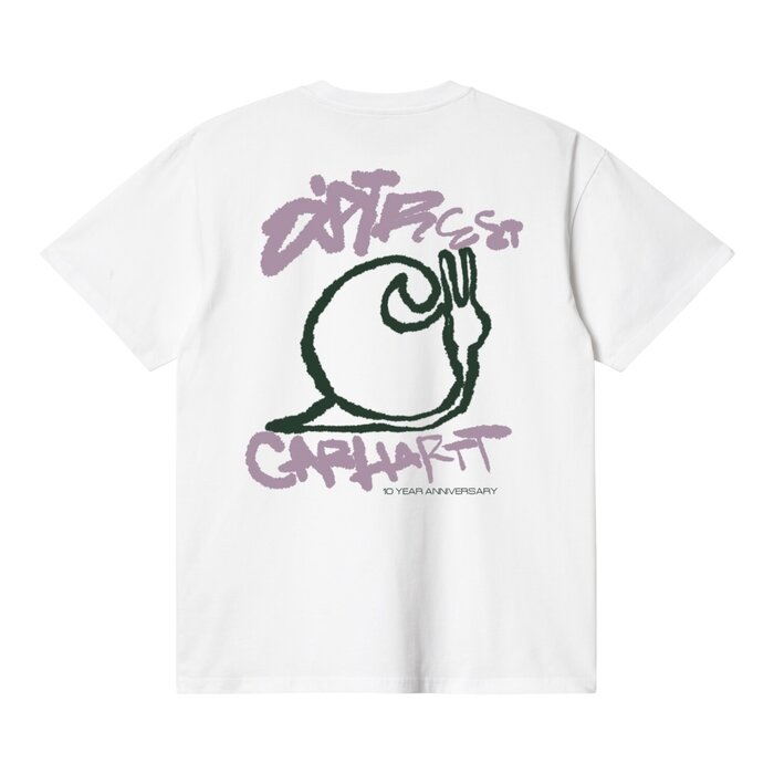 Carhartt WIP S/S Snail T-shirt O'Street x Carhartt WIP - White