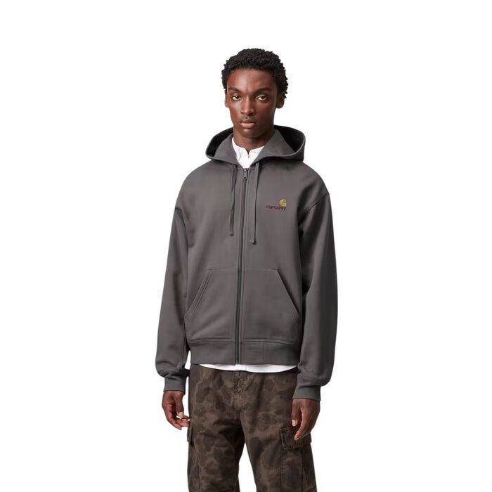 Carhartt WIP Hooded American Script Jacket - Porphyry