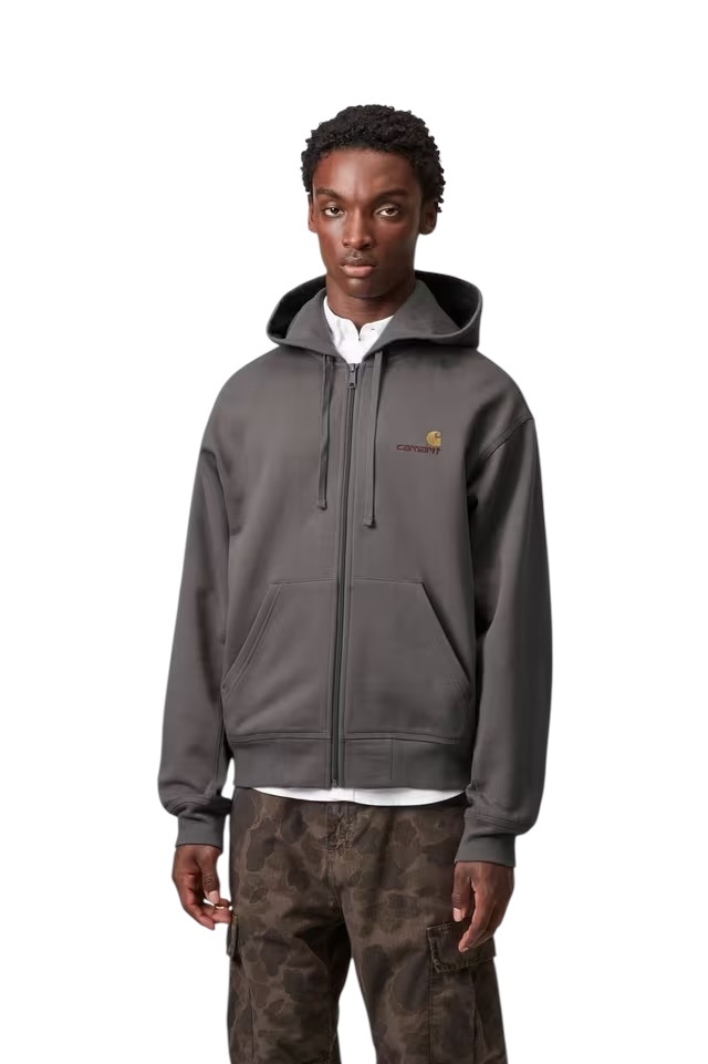 Carhartt WIP Hooded American Script Jacket - Porphyry