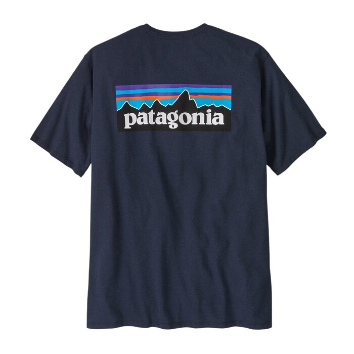 Patagonia M's P-6 Logo Responsibili Tee - New Navy