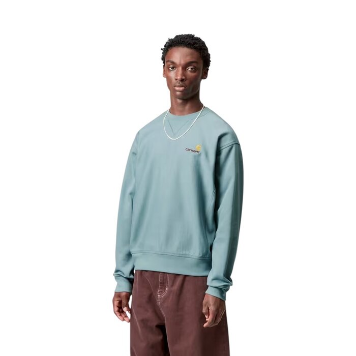 Carhartt WIP American Script Sweat - Citadel