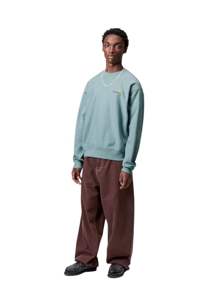 Carhartt WIP American Script Sweat - Citadel