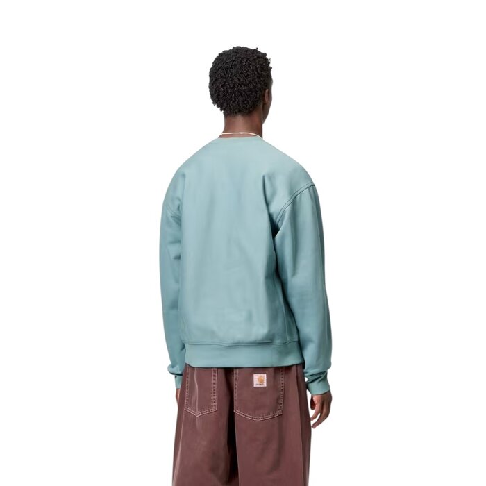 Carhartt WIP American Script Sweat - Citadel