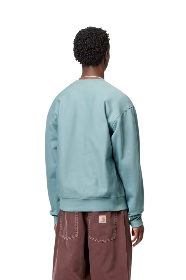 Carhartt WIP American Script Sweat - Citadel