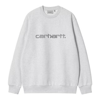Carhartt WIP W' Carhartt Sweat - Ash Heather/Citadel