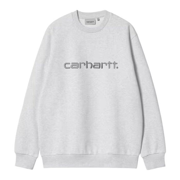 Carhartt WIP W' Carhartt Sweat - Ash Heather/Citadel