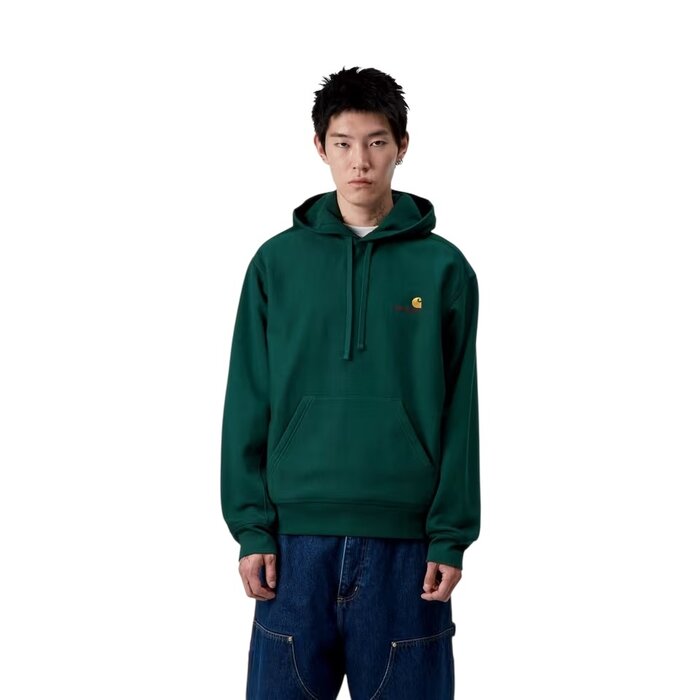 Carhartt WIP Hooded American Script - Dark Fir