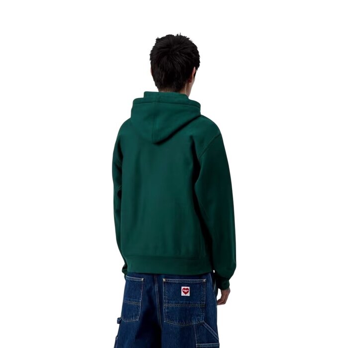 Carhartt WIP Hooded American Script - Dark Fir