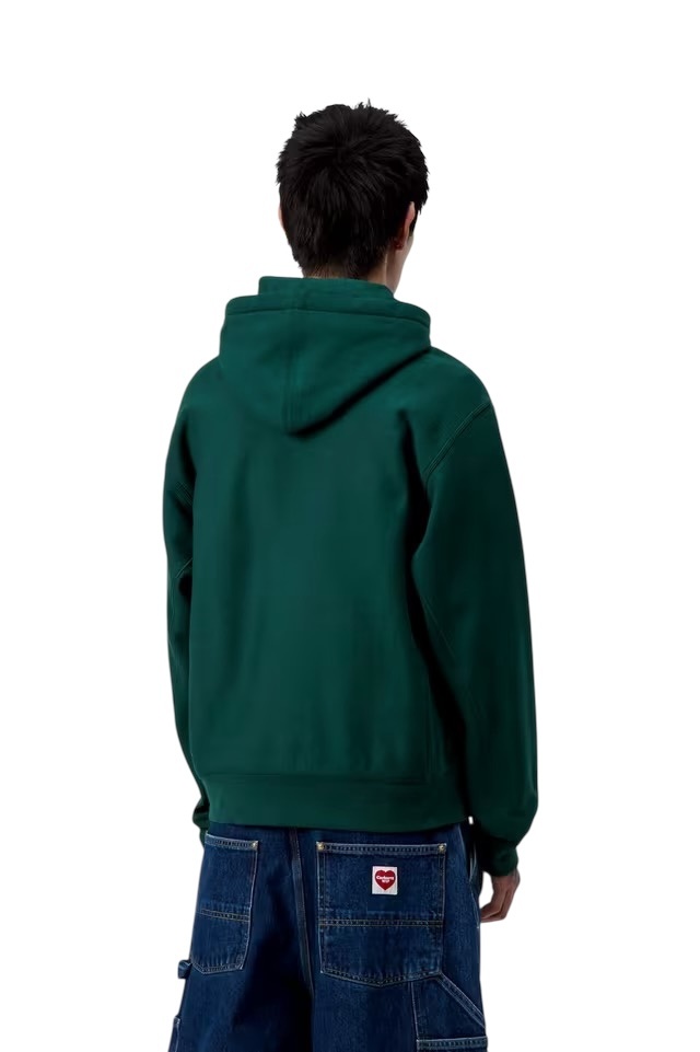 Carhartt WIP Hooded American Script - Dark Fir