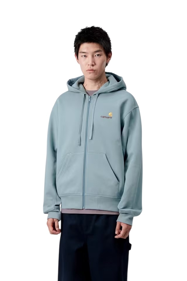 Carhartt WIP Hooded American Script Jacket - Citadel