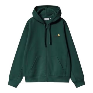 Carhartt WIP Hooded American Script Jacket - Dark Fir
