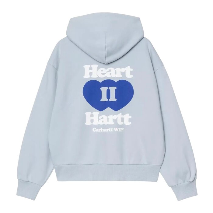 Carhartt WIP W' Hooded Heart II Hartt Jacket - Blue Fog