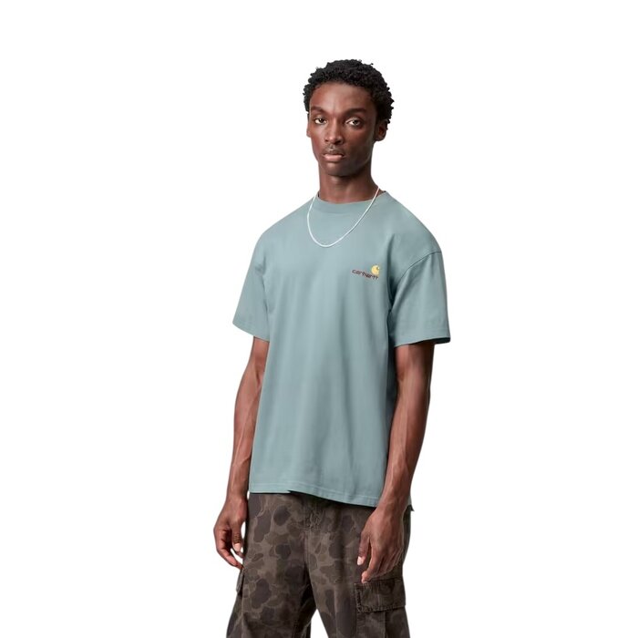 Carhartt WIP S/S American Script T-Shirt - Citadel