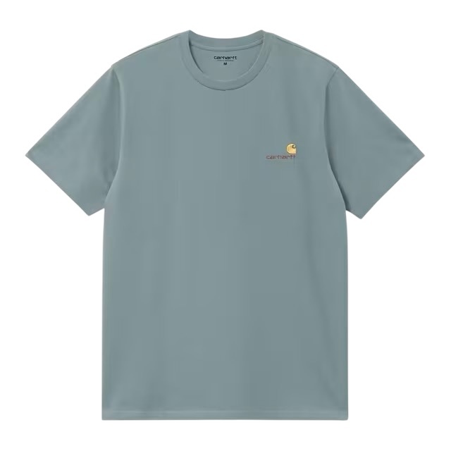 Carhartt WIP S/S American Script T-Shirt - Citadel