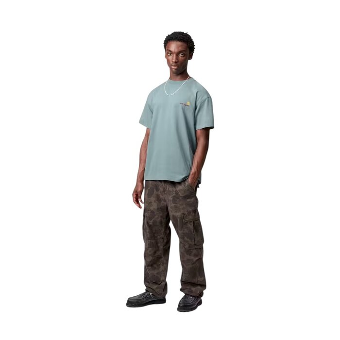 Carhartt WIP S/S American Script T-Shirt - Citadel