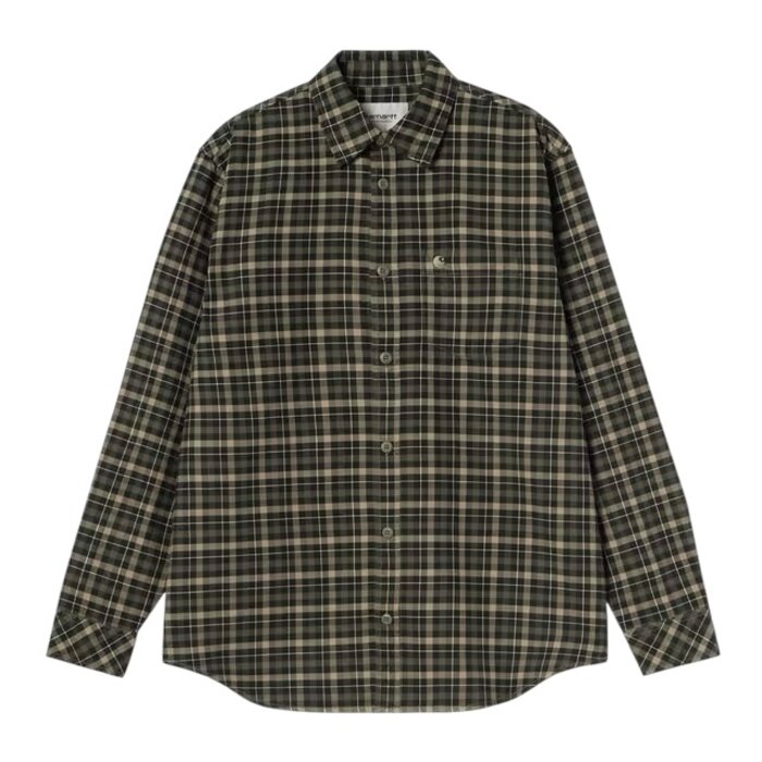 Carhartt WIP L/S Wildmark Shirt - Wildmark Check/Cypress