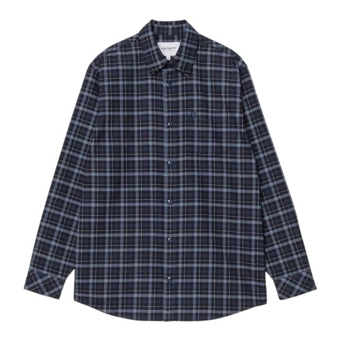 Carhartt WIP L/S Wildmark Shirt - Wildmark Check/Jupiter