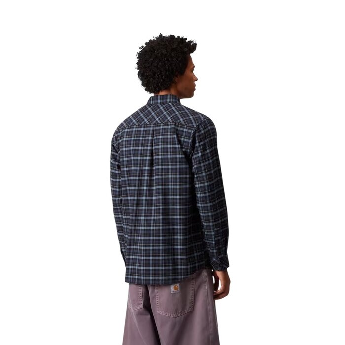 Carhartt WIP L/S Wildmark Shirt - Wildmark Check/Jupiter