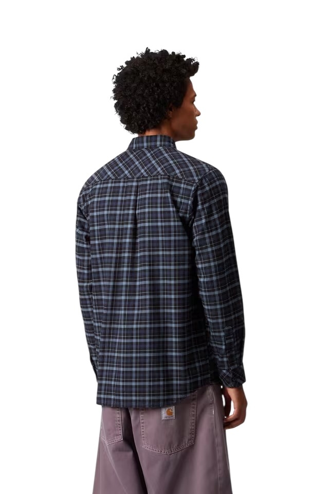 Carhartt WIP L/S Wildmark Shirt - Wildmark Check/Jupiter