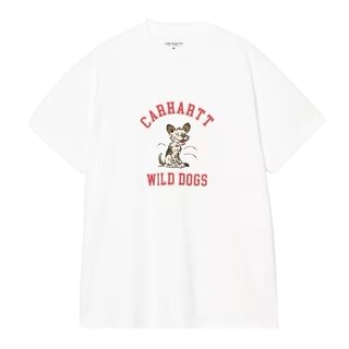 Carhartt WIP S/S Wild Dog - White