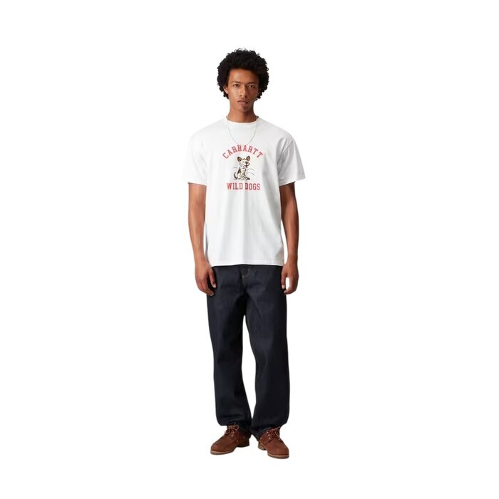 Carhartt WIP S/S Wild Dog - White
