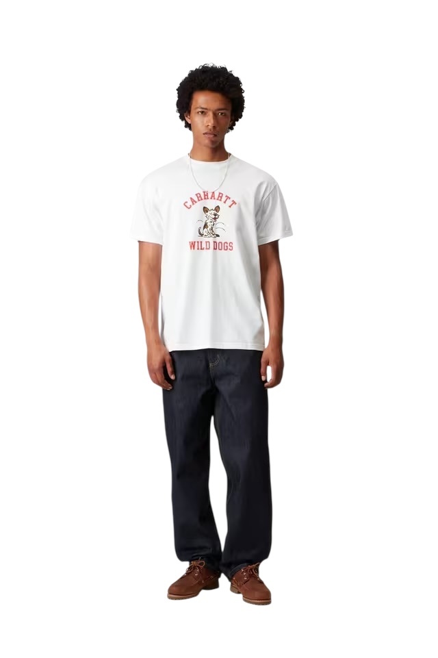 Carhartt WIP S/S Wild Dog - White