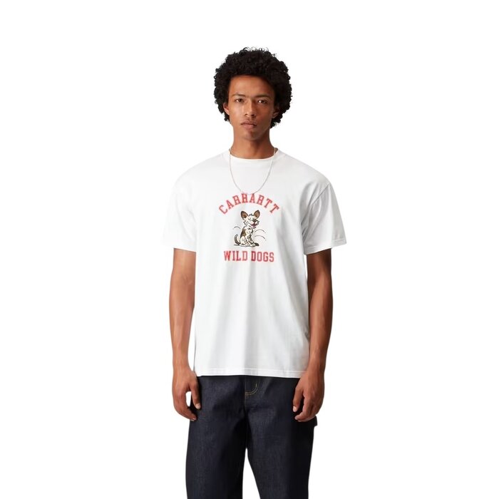 Carhartt WIP S/S Wild Dog - White