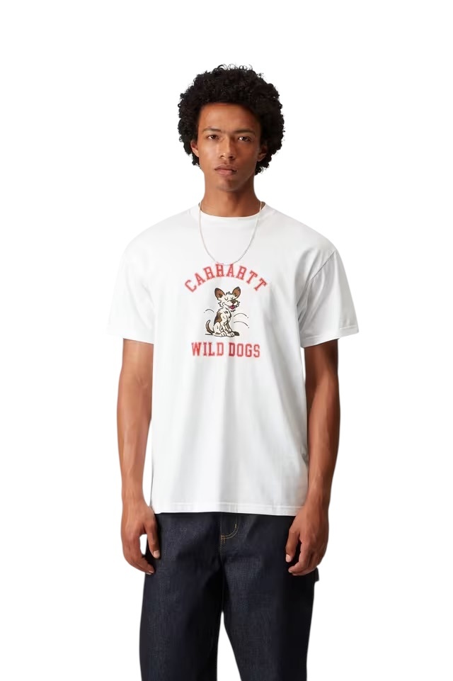Carhartt WIP S/S Wild Dog - White