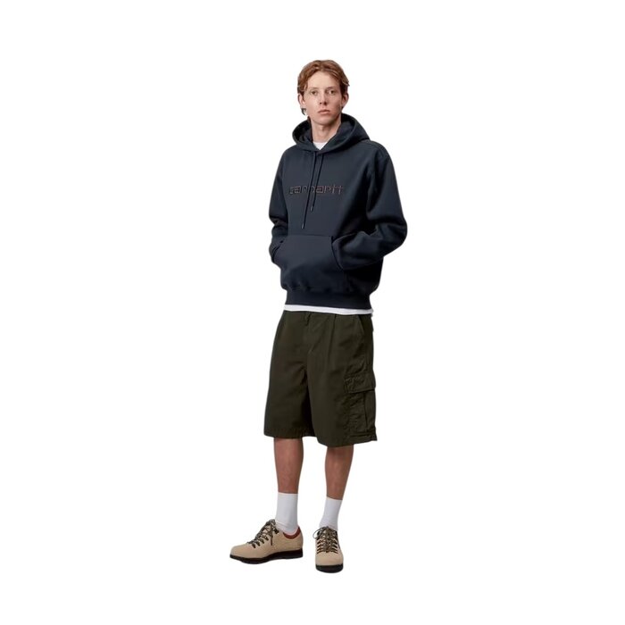Carhartt WIP Hooded Carhartt Sweat - Deep Night/Palisander