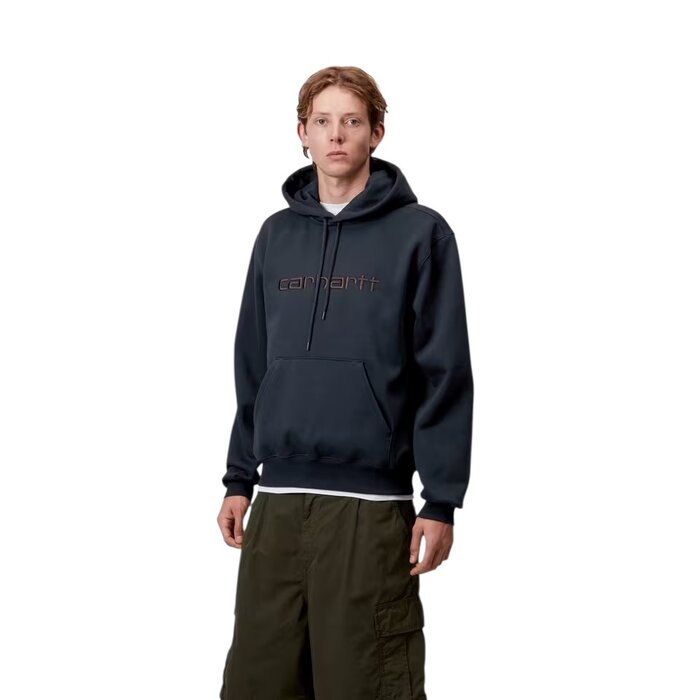 Carhartt WIP Hooded Carhartt Sweat - Deep Night/Palisander