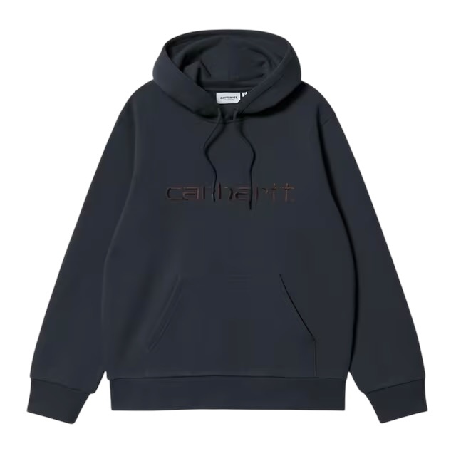 Carhartt WIP Hooded Carhartt Sweat - Deep Night/Palisander