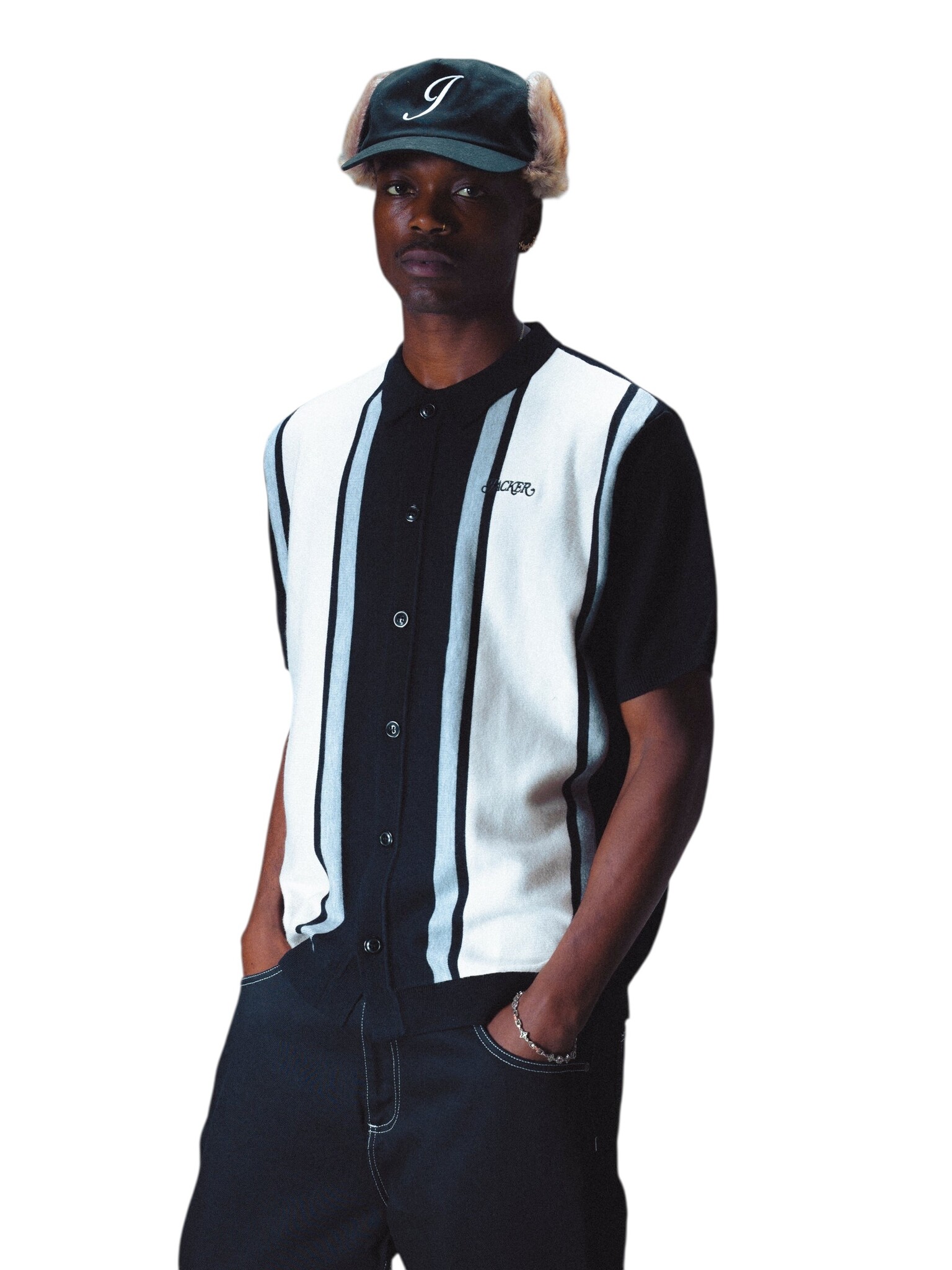 Jacker GrandPa Cardigan - Black