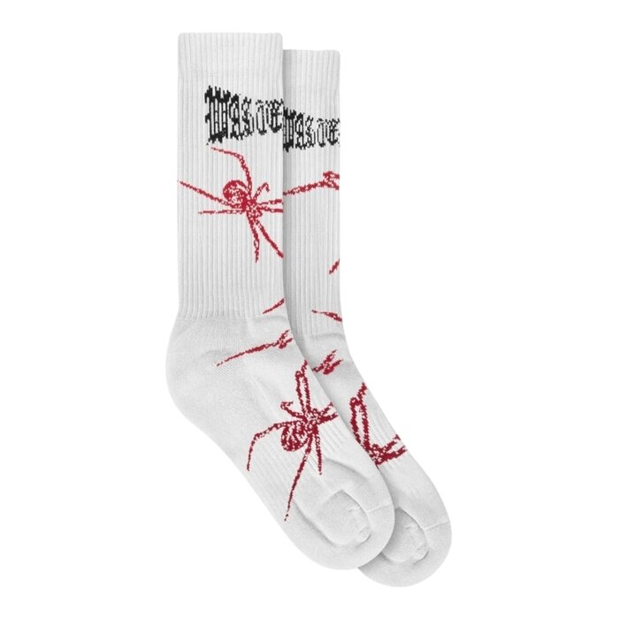 Wasted Paris Phobia Socks - White