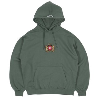 Wasted Paris Crest Hoodie - Lichen Green