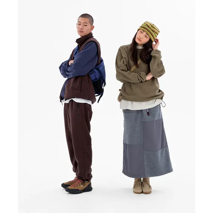 Gramicci Thermal Fleece Reversible Jacket - Navy