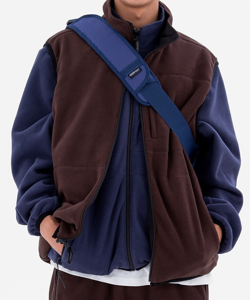 Gramicci Thermal Fleece Reversible Jacket - Navy