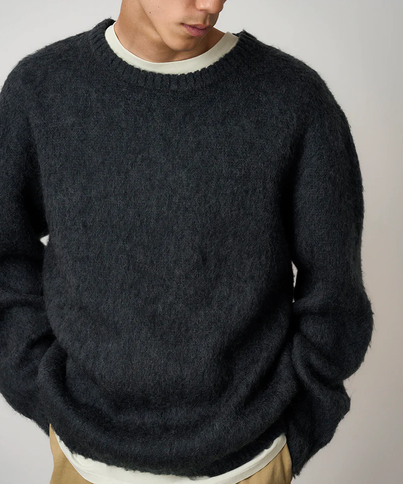 Gramicci Mohair Sweater - Charcoal