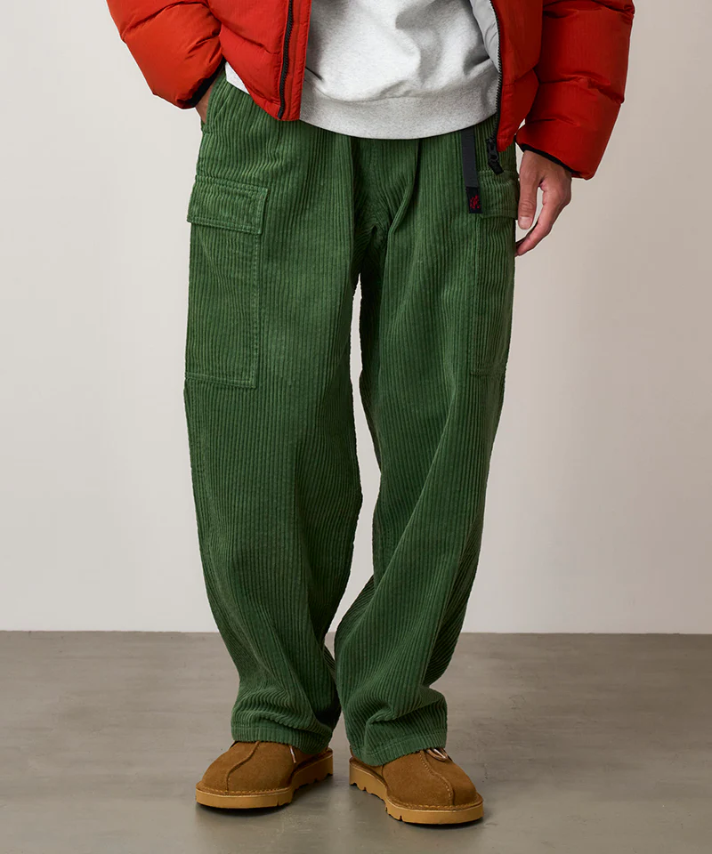 Gramicci Brockton Big Corduroy Pant - Pine Green