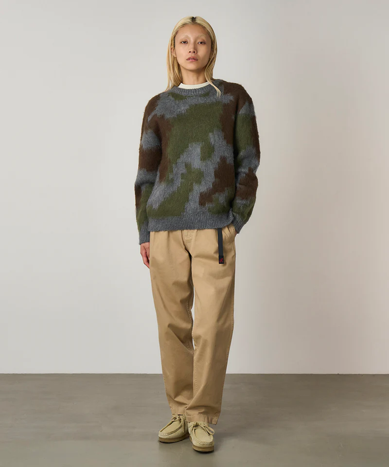 Gramicci Mohair Sweater - Jungle Digi Camo