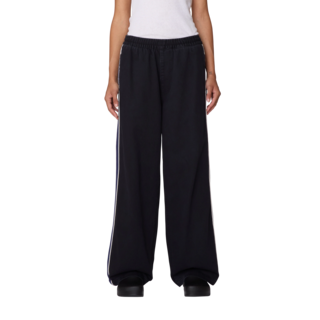 Obey Astrid Side Stripe Pant - Digital Black Faded Wash