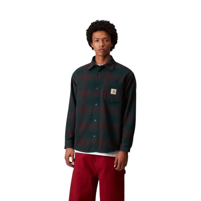Carhartt WIP Brennan Shirt Jac - Brennan Check, Deep Lagoon/Rondo