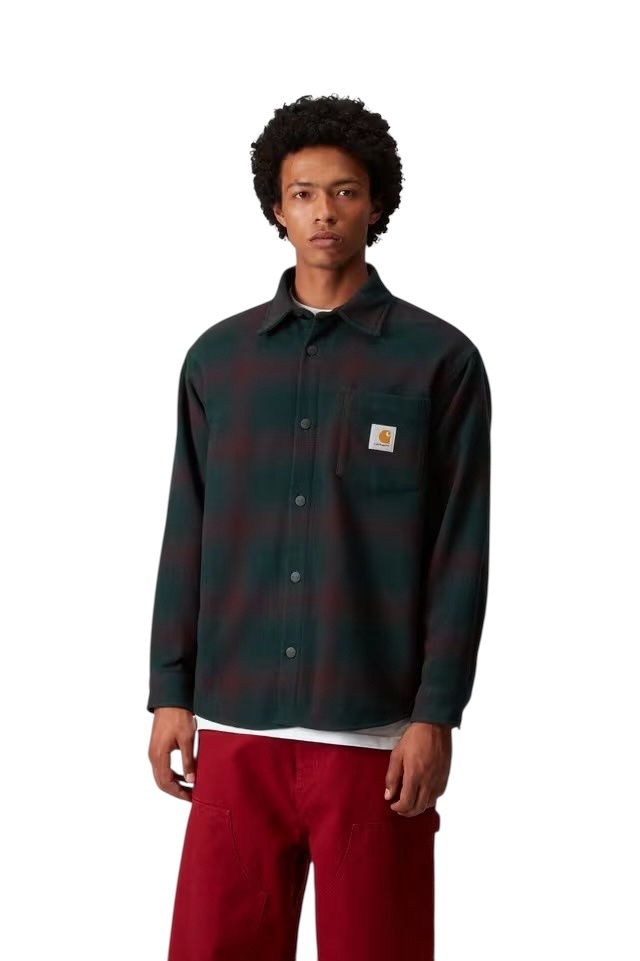 Carhartt WIP Brennan Shirt Jac - Brennan Check, Deep Lagoon/Rondo