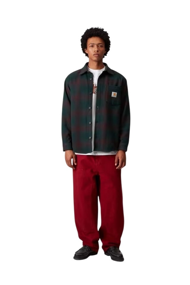 Carhartt WIP Brennan Shirt Jac - Brennan Check, Deep Lagoon/Rondo