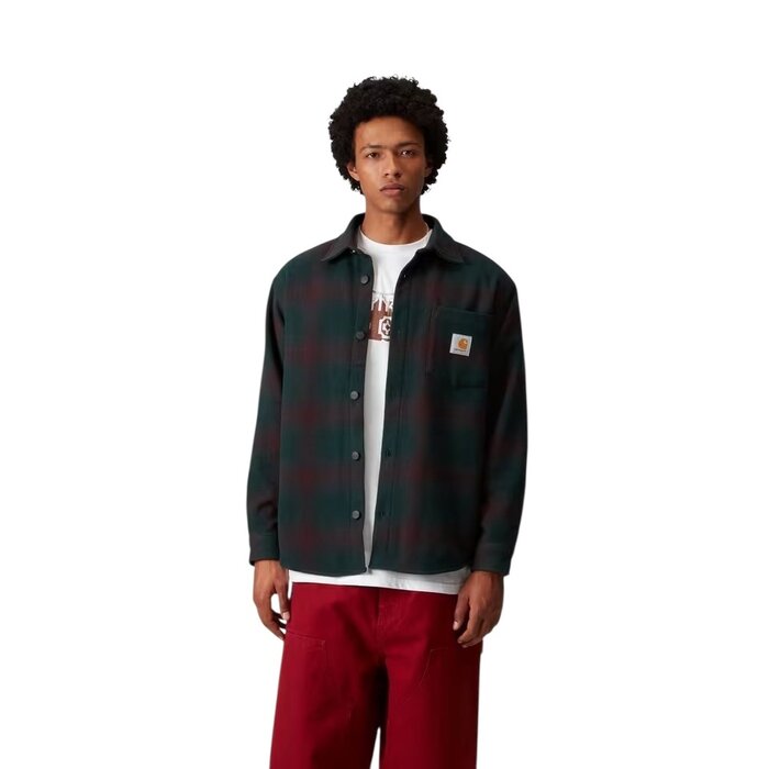 Carhartt WIP Brennan Shirt Jac - Brennan Check, Deep Lagoon/Rondo