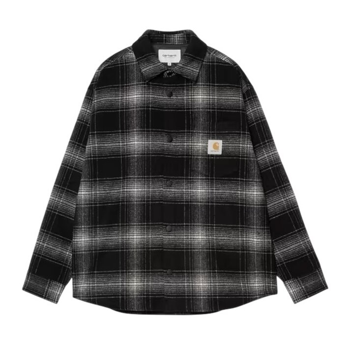 Carhartt WIP Brennan Shirt Jac - Brennan Check, Black/Wax