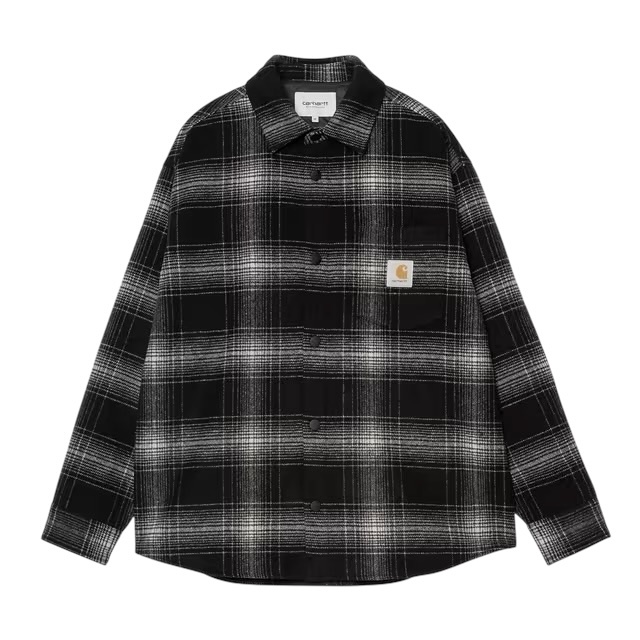 Carhartt WIP Brennan Shirt Jac - Brennan Check, Black/Wax