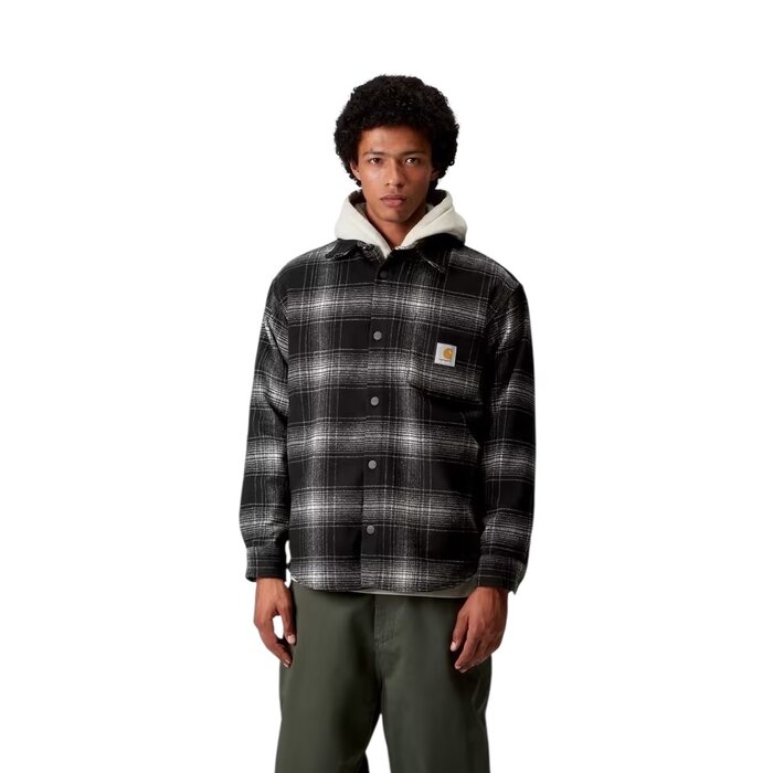 Carhartt WIP Brennan Shirt Jac - Brennan Check, Black/Wax